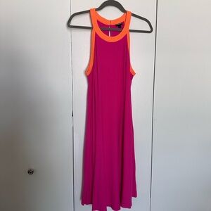 Torrid Pink and Orange Ribbed Dress
